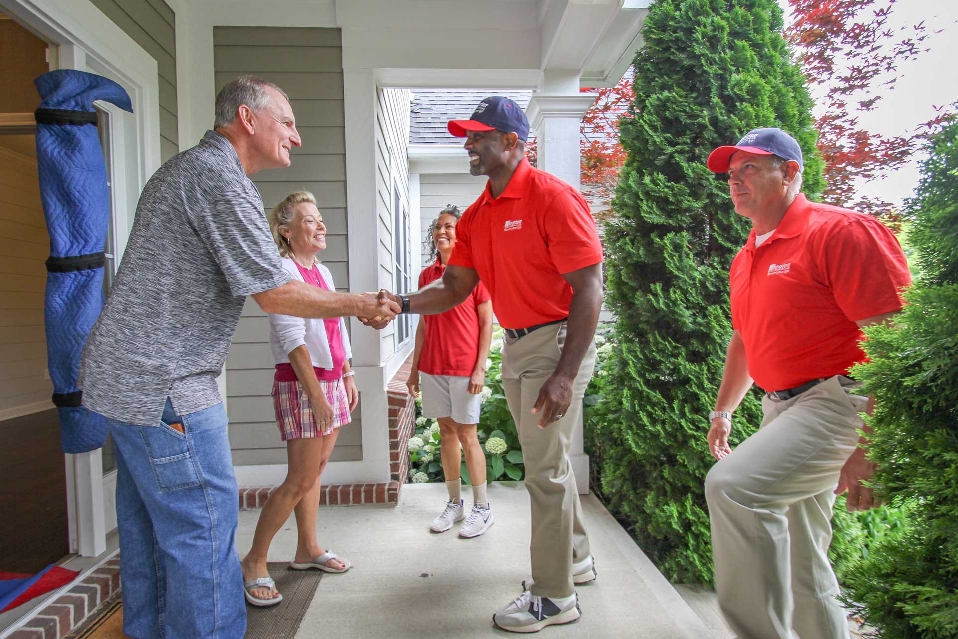 movers meeting clients